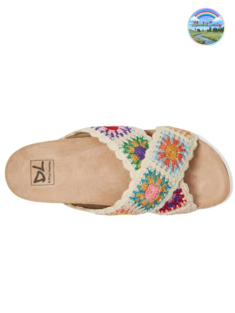 Platform Espadrille Wedge Sandal with Two Band Upper and Cushioned Insole